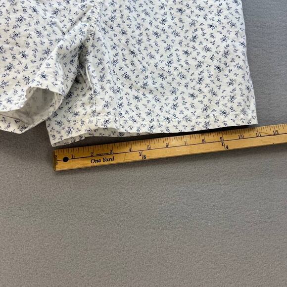 Tommy Hilfiger Women's Shorts Size 10 White & Blue Floral Print - Picture 7 of 12